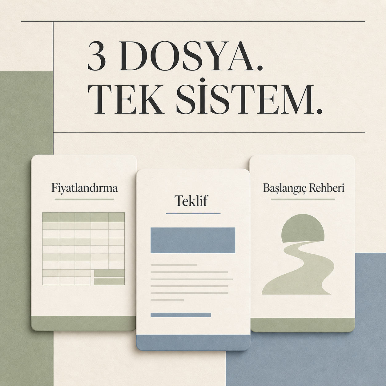 MARJ PRO paketindeki fiyatlandırma, teklif ve başlangıç rehberi dosyaları